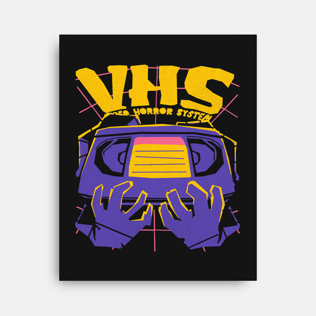 Video Horror System-None-Stretched-Canvas-estudiofitas