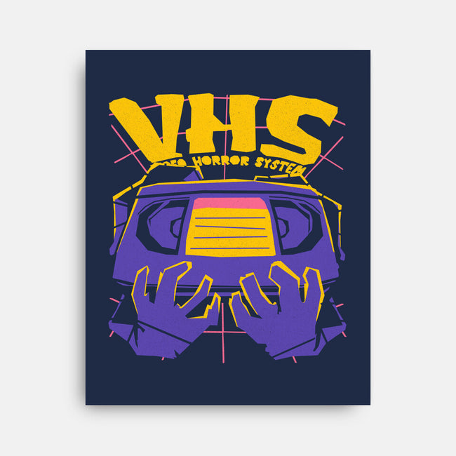 Video Horror System-None-Stretched-Canvas-estudiofitas
