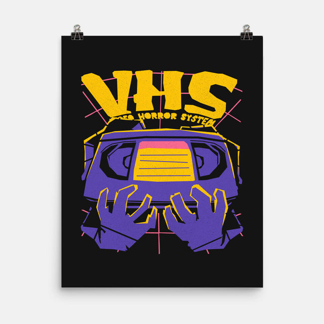 Video Horror System-None-Matte-Poster-estudiofitas