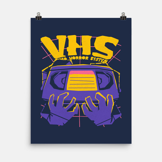 Video Horror System-None-Matte-Poster-estudiofitas