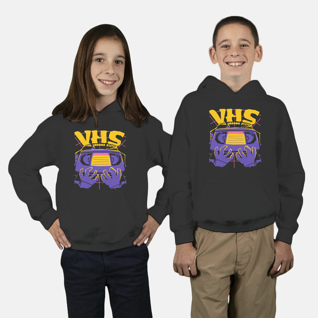 Video Horror System-Youth-Pullover-Sweatshirt-estudiofitas
