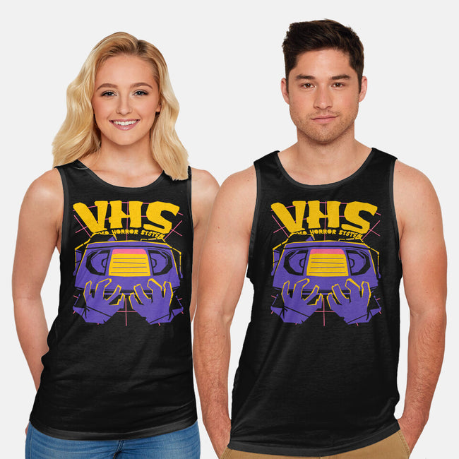 Video Horror System-Unisex-Basic-Tank-estudiofitas