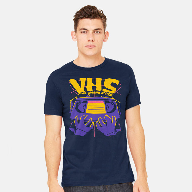 Video Horror System-Mens-Heavyweight-Tee-estudiofitas