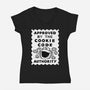 Cookie Code-Womens-V-Neck-Tee-Getsousa!