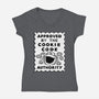 Cookie Code-Womens-V-Neck-Tee-Getsousa!