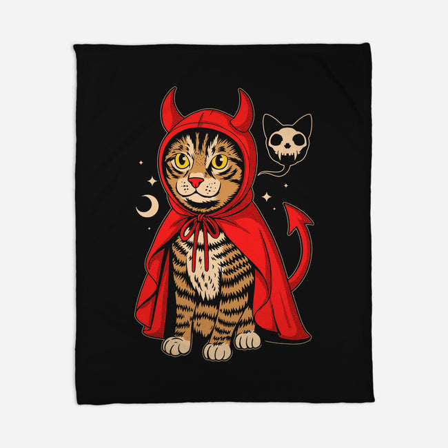 Hell’s Purrince-None-Fleece-Blanket-Eoli Studio