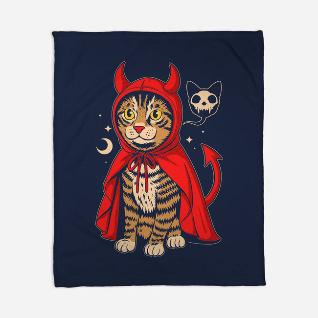 Hell’s Purrince-None-Fleece-Blanket-Eoli Studio