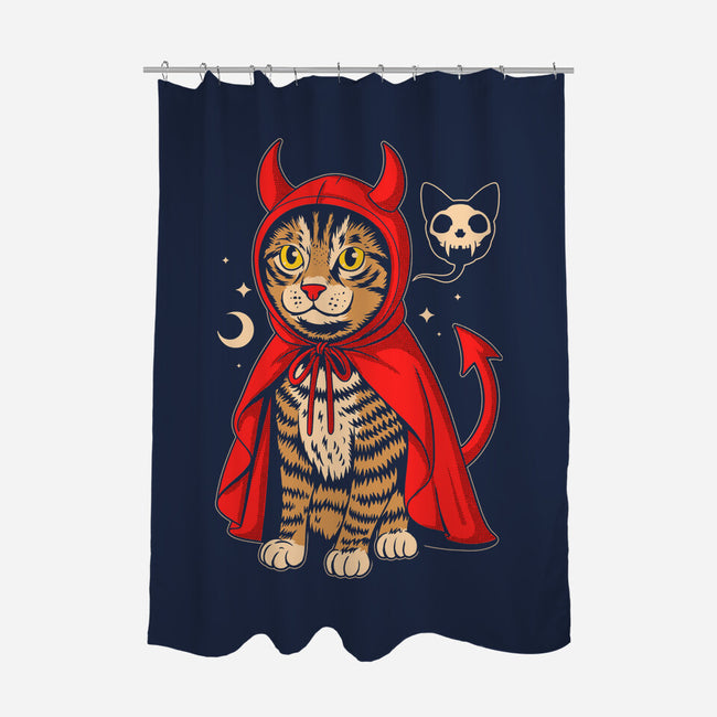 Hell’s Purrince-None-Polyester-Shower Curtain-Eoli Studio