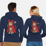 Hell’s Purrince-Unisex-Zip-Up-Sweatshirt-Eoli Studio