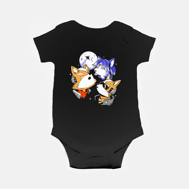 Three Fox Moon-Baby-Basic-Onesie-8BitHobo