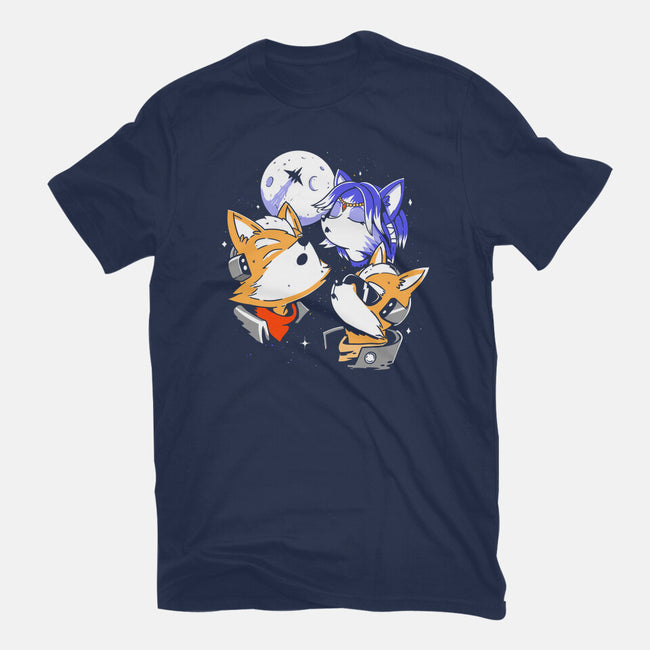 Three Fox Moon-Mens-Premium-Tee-8BitHobo