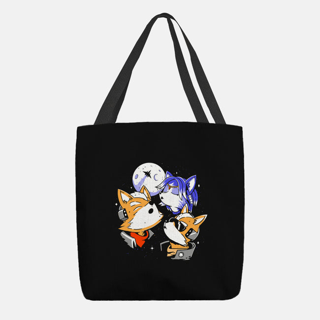 Three Fox Moon-None-Basic Tote-Bag-8BitHobo