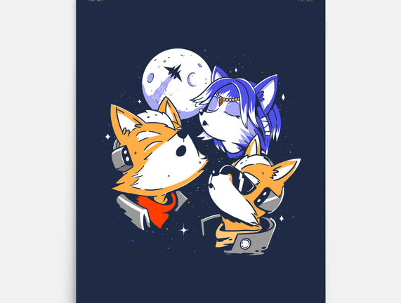 Three Fox Moon