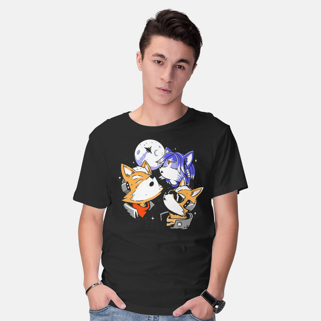 Three Fox Moon-Mens-Basic-Tee-8BitHobo