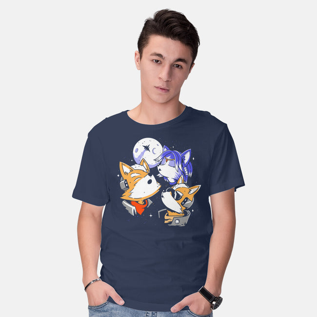 Three Fox Moon-Mens-Basic-Tee-8BitHobo
