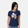 Three Fox Moon-Womens-Basic-Tee-8BitHobo