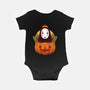 Dark Spirit Halloween-Baby-Basic-Onesie-Alundrart