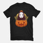Dark Spirit Halloween-Womens-Fitted-Tee-Alundrart