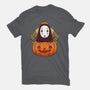 Dark Spirit Halloween-Womens-Fitted-Tee-Alundrart
