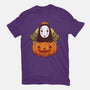 Dark Spirit Halloween-Womens-Fitted-Tee-Alundrart