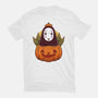 Dark Spirit Halloween-Womens-Fitted-Tee-Alundrart