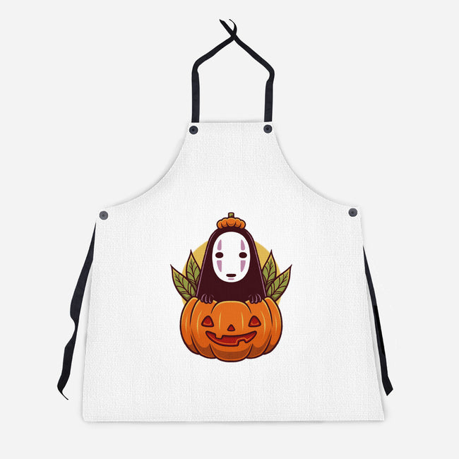 Dark Spirit Halloween-Unisex-Kitchen-Apron-Alundrart