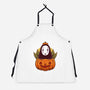 Dark Spirit Halloween-Unisex-Kitchen-Apron-Alundrart
