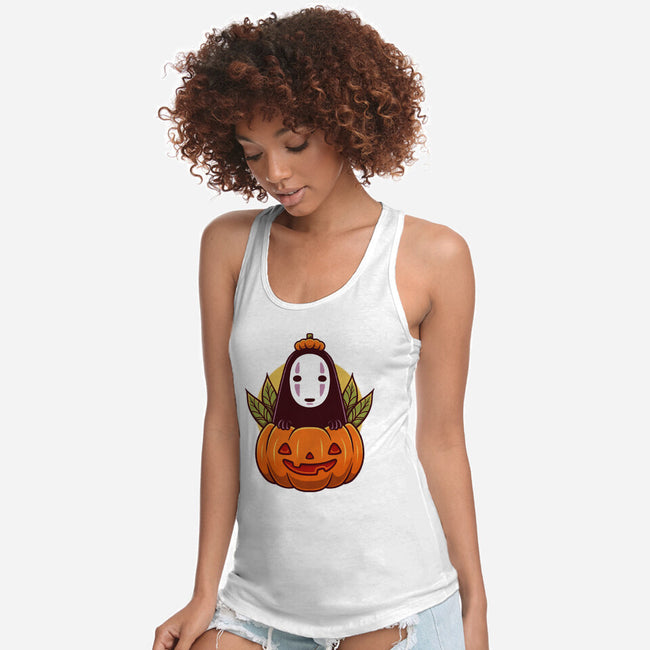 Dark Spirit Halloween-Womens-Racerback-Tank-Alundrart