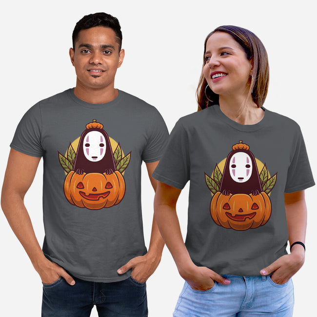 Dark Spirit Halloween-Unisex-Basic-Tee-Alundrart
