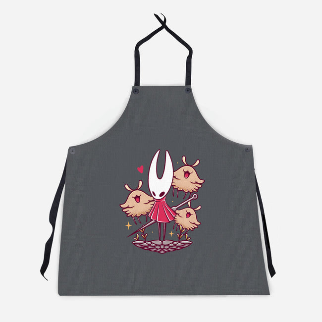 Hornet And Lost Fleas-Unisex-Kitchen-Apron-Alundrart