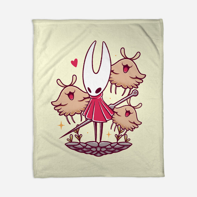Hornet And Lost Fleas-None-Fleece-Blanket-Alundrart