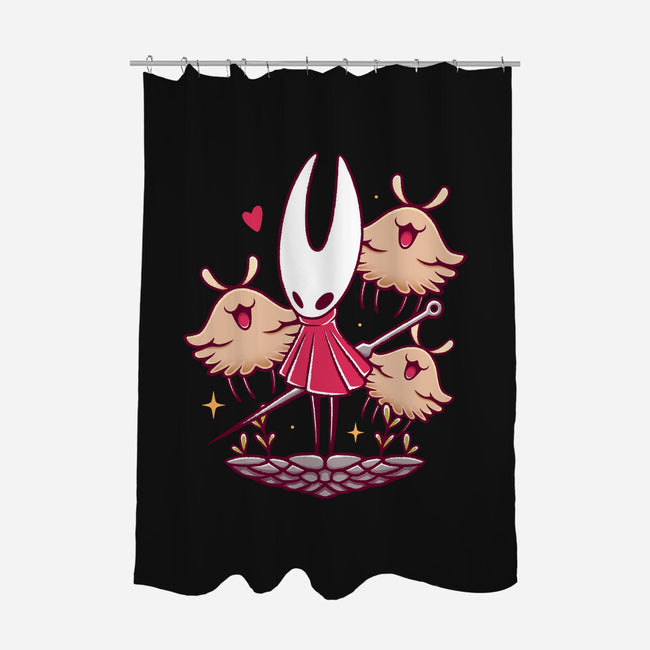 Hornet And Lost Fleas-None-Polyester-Shower Curtain-Alundrart