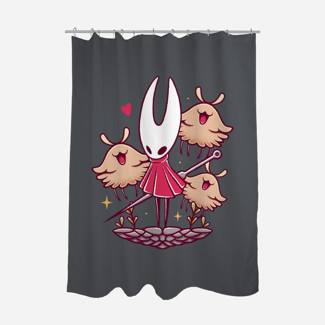 Hornet And Lost Fleas-None-Polyester-Shower Curtain-Alundrart