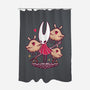 Hornet And Lost Fleas-None-Polyester-Shower Curtain-Alundrart