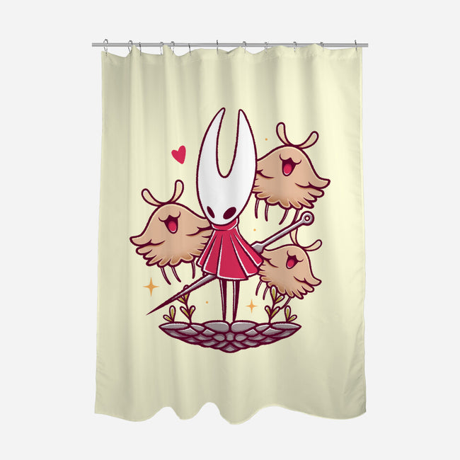 Hornet And Lost Fleas-None-Polyester-Shower Curtain-Alundrart