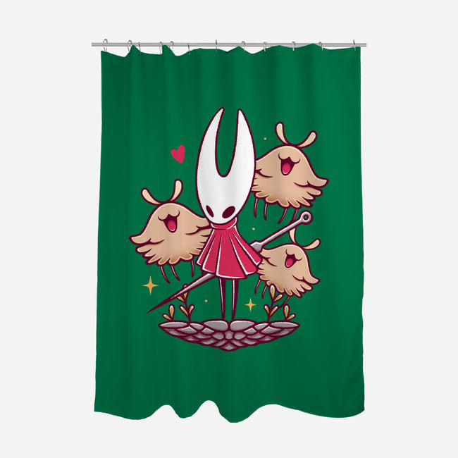 Hornet And Lost Fleas-None-Polyester-Shower Curtain-Alundrart