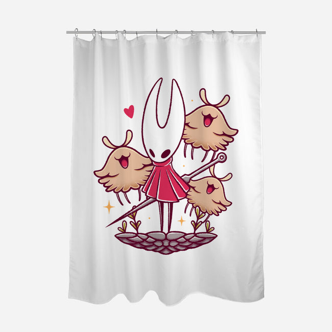 Hornet And Lost Fleas-None-Polyester-Shower Curtain-Alundrart