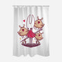 Hornet And Lost Fleas-None-Polyester-Shower Curtain-Alundrart