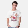 Hornet And Lost Fleas-Mens-Basic-Tee-Alundrart