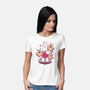 Hornet And Lost Fleas-Womens-Basic-Tee-Alundrart
