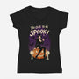 Cute Elvira-Womens-V-Neck-Tee-P1yu5h