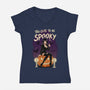 Cute Elvira-Womens-V-Neck-Tee-P1yu5h