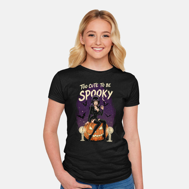 Cute Elvira-Womens-Fitted-Tee-P1yu5h