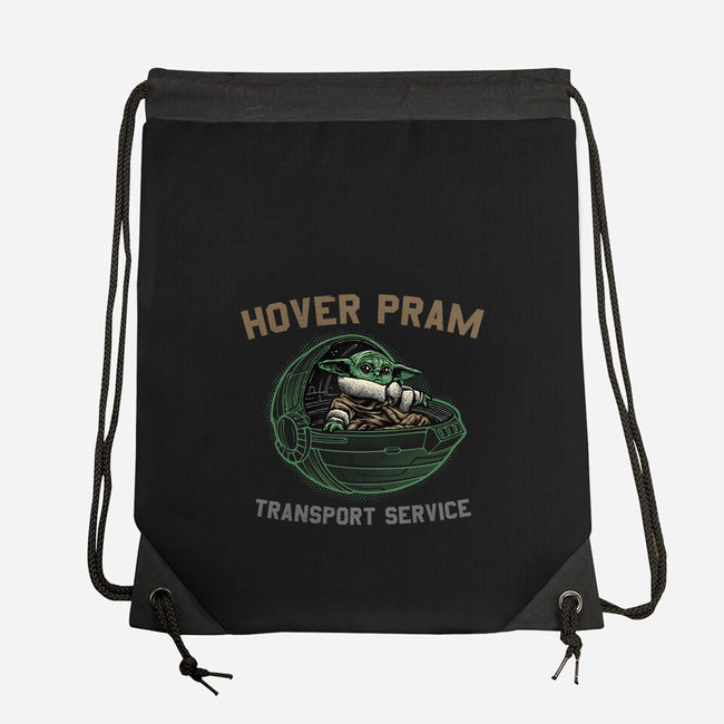 Hover Pram Transport Service-None-Drawstring-Bag-glitchygorilla