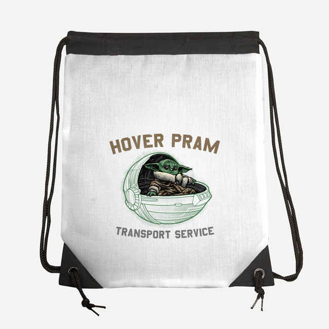 Hover Pram Transport Service-None-Drawstring-Bag-glitchygorilla