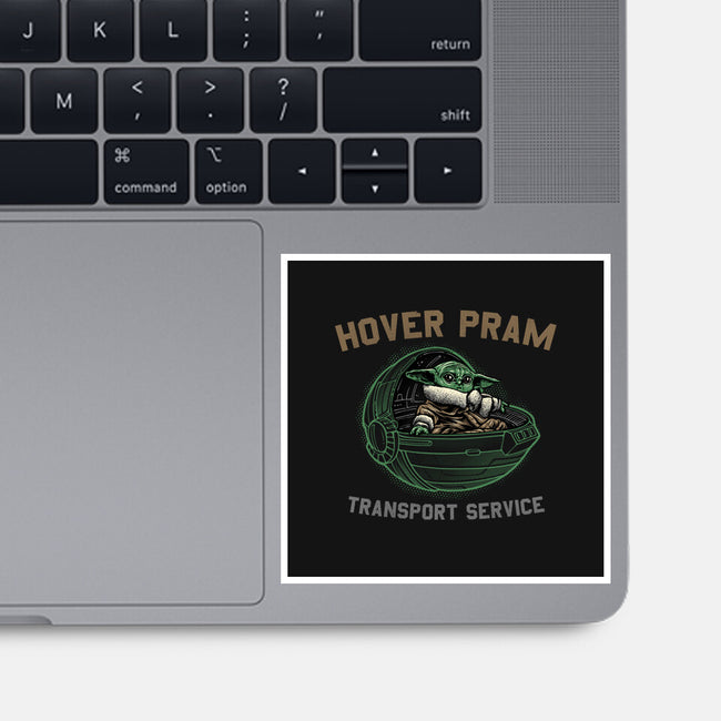 Hover Pram Transport Service-None-Glossy-Sticker-glitchygorilla