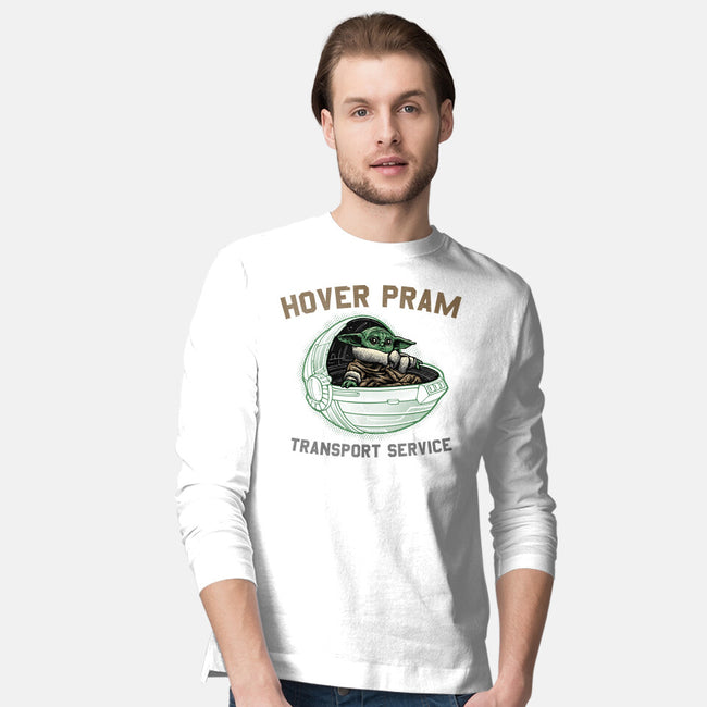 Hover Pram Transport Service-Mens-Long Sleeved-Tee-glitchygorilla