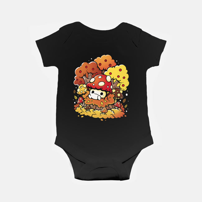 Mushrooms-Baby-Basic-Onesie-Vallina84