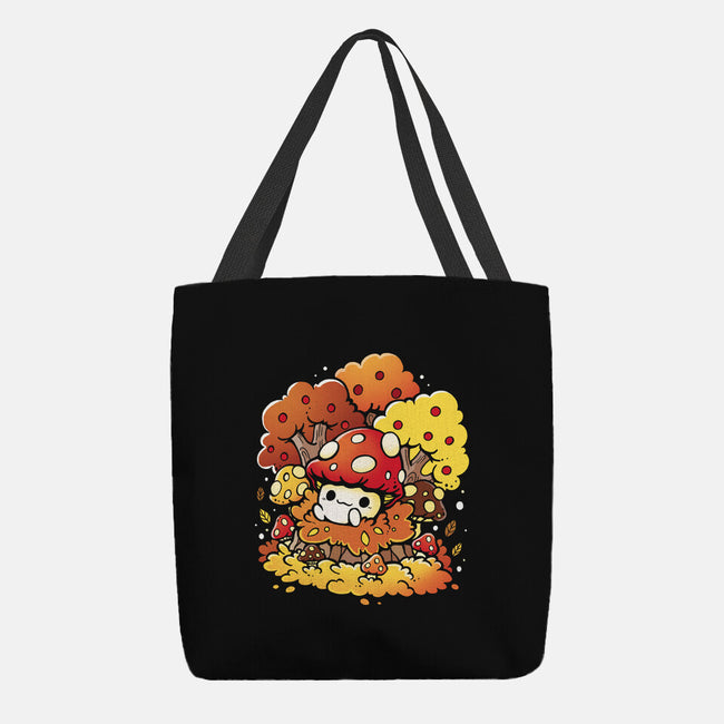 Mushrooms-None-Basic Tote-Bag-Vallina84