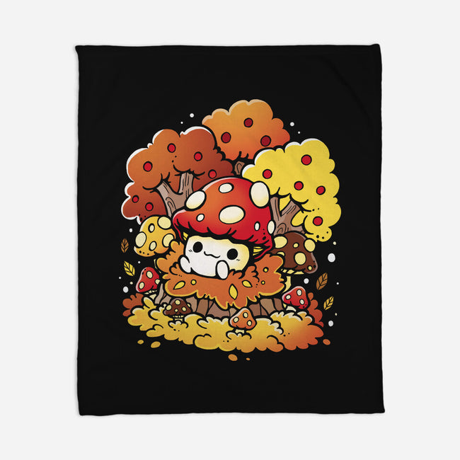 Mushrooms-None-Fleece-Blanket-Vallina84